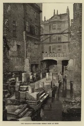 Das kürzlich ausgegrabene römische Bad in Bath